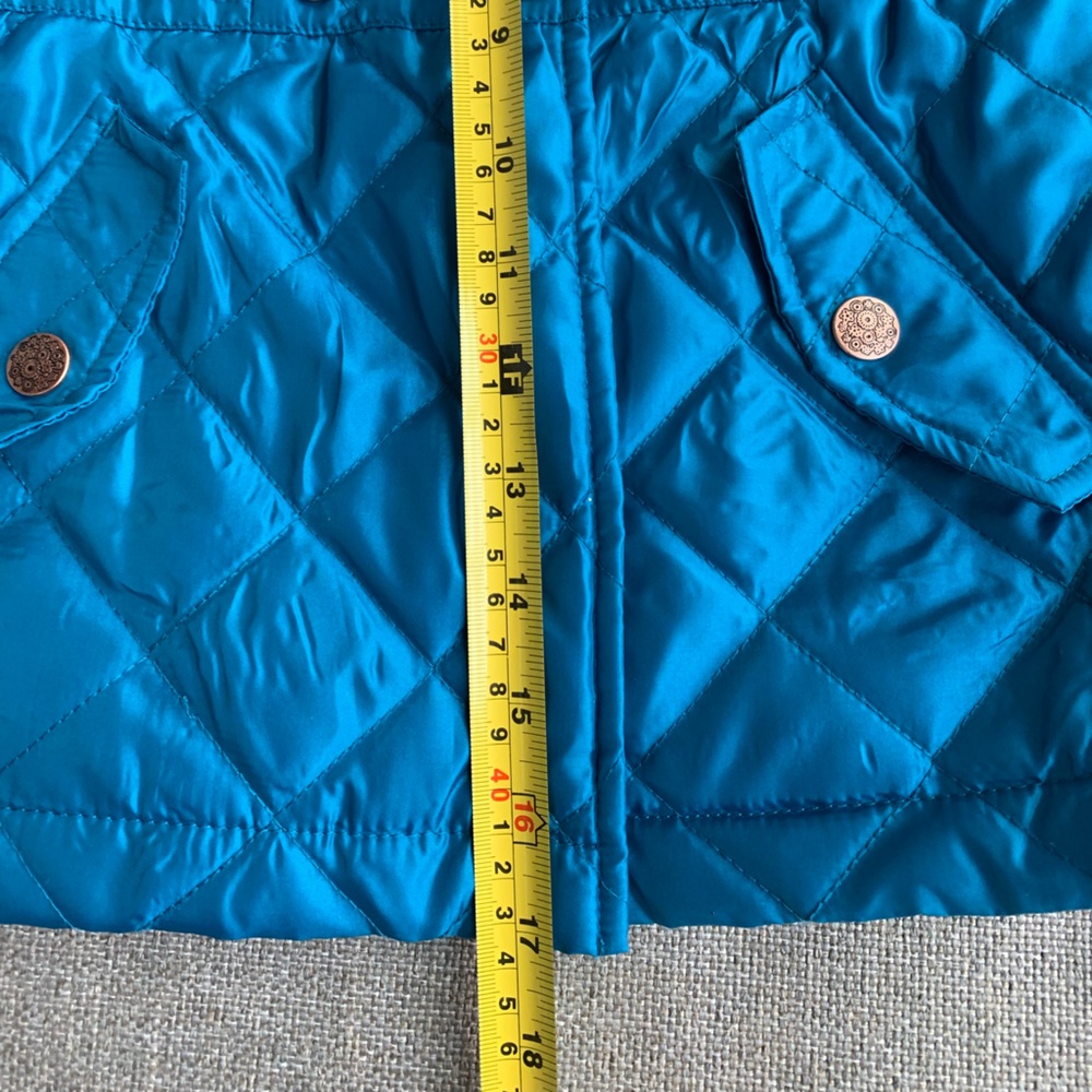 London Fog Quilted Light Weight Hooded Little Girls Coat Size 4T - Picture 13 of 15